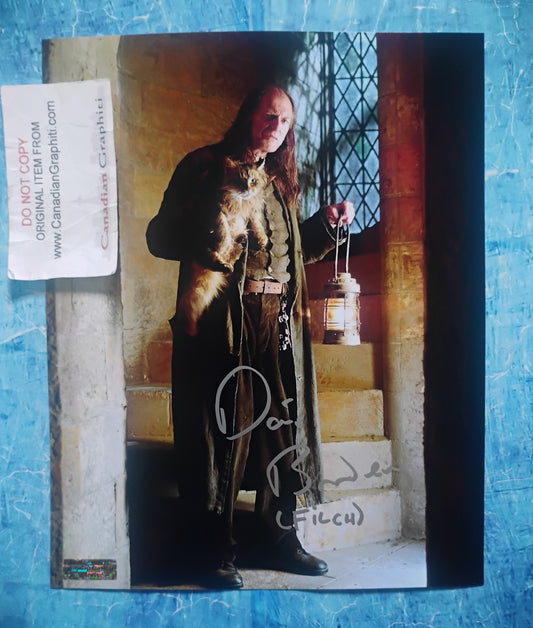 David Bradley Hand Signed Autograph 8x10 Photo COA Harry Potter