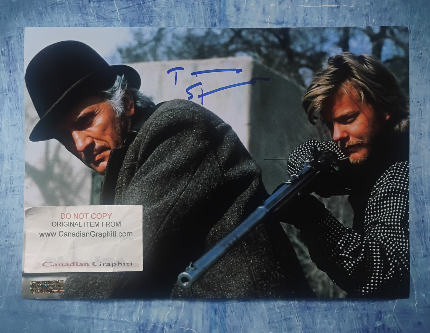 Terence Stamp Hand Signed Autograph Photo COA Young Guns