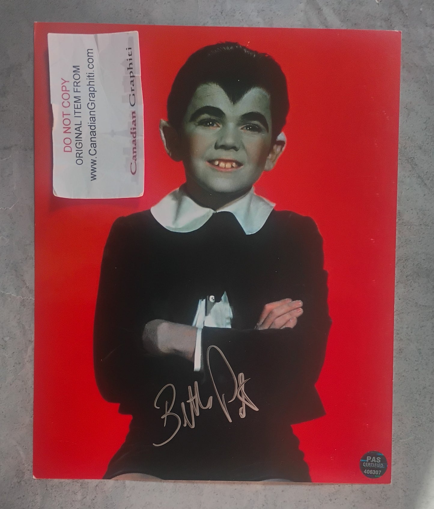 Butch Patrick Hand Signed Autograph 8x10 Photo PSA COA The Munsters