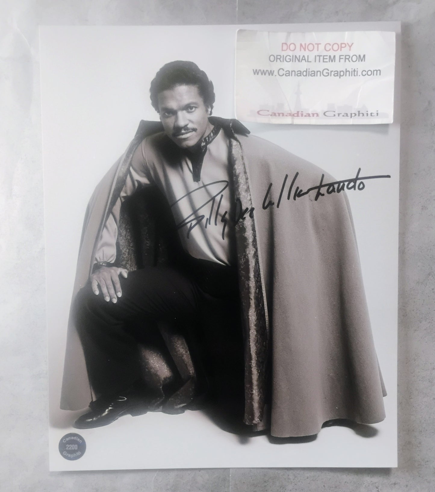 Billy Dee Williams Hand Signed Autograph 8x10 Photo COA Star Wars