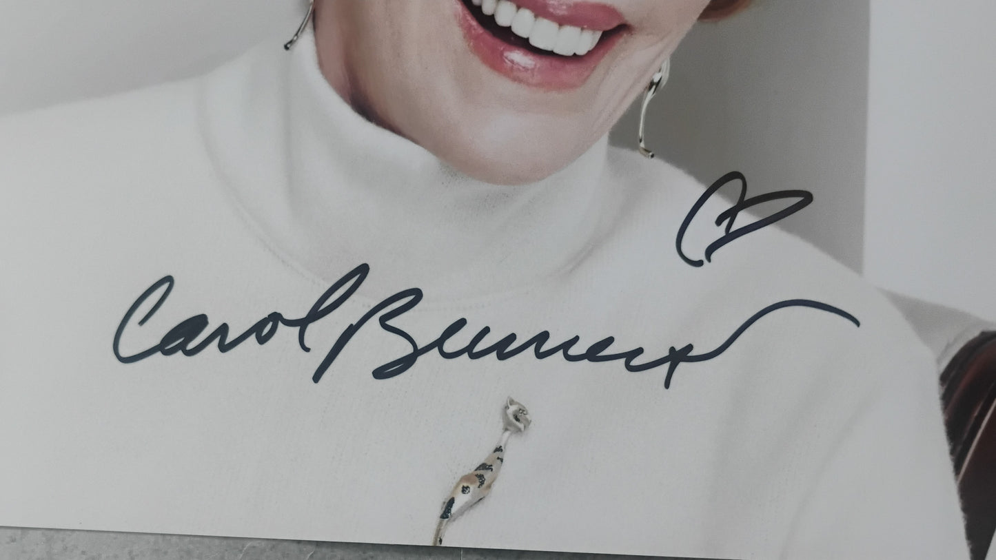 Carol Burnett Hand Signed Autograph 8x10 Photo COA