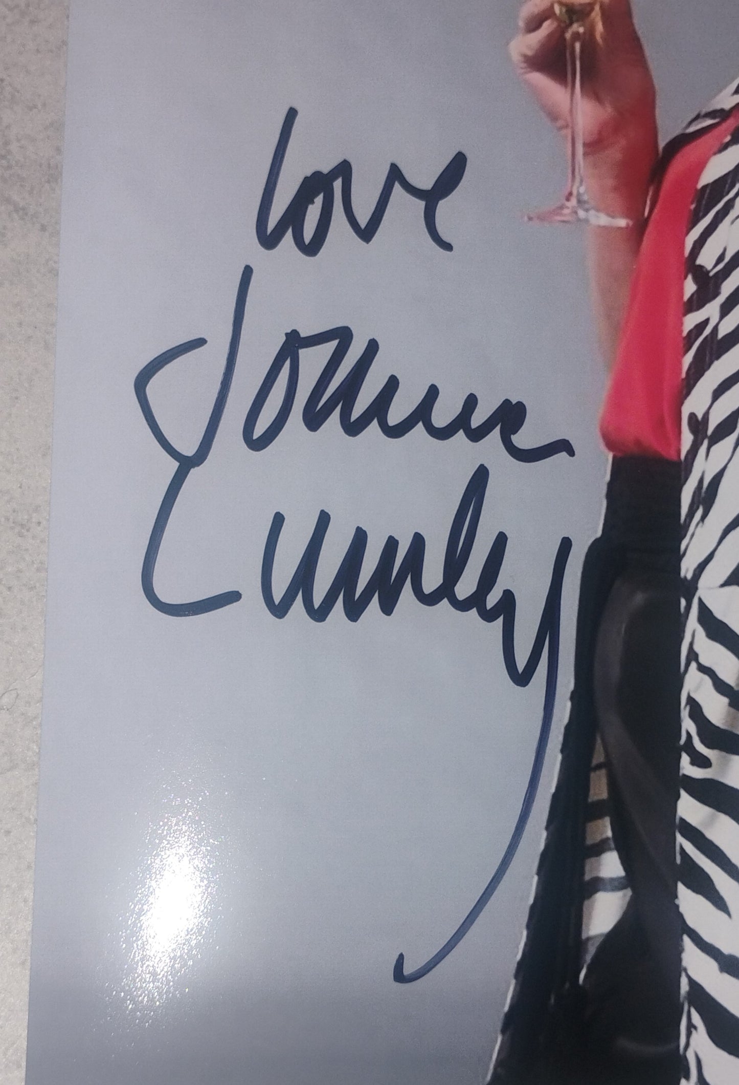 Joanna Lumley Hand Signed Autograph 8x10 Photo COA Absolutely Fabulous