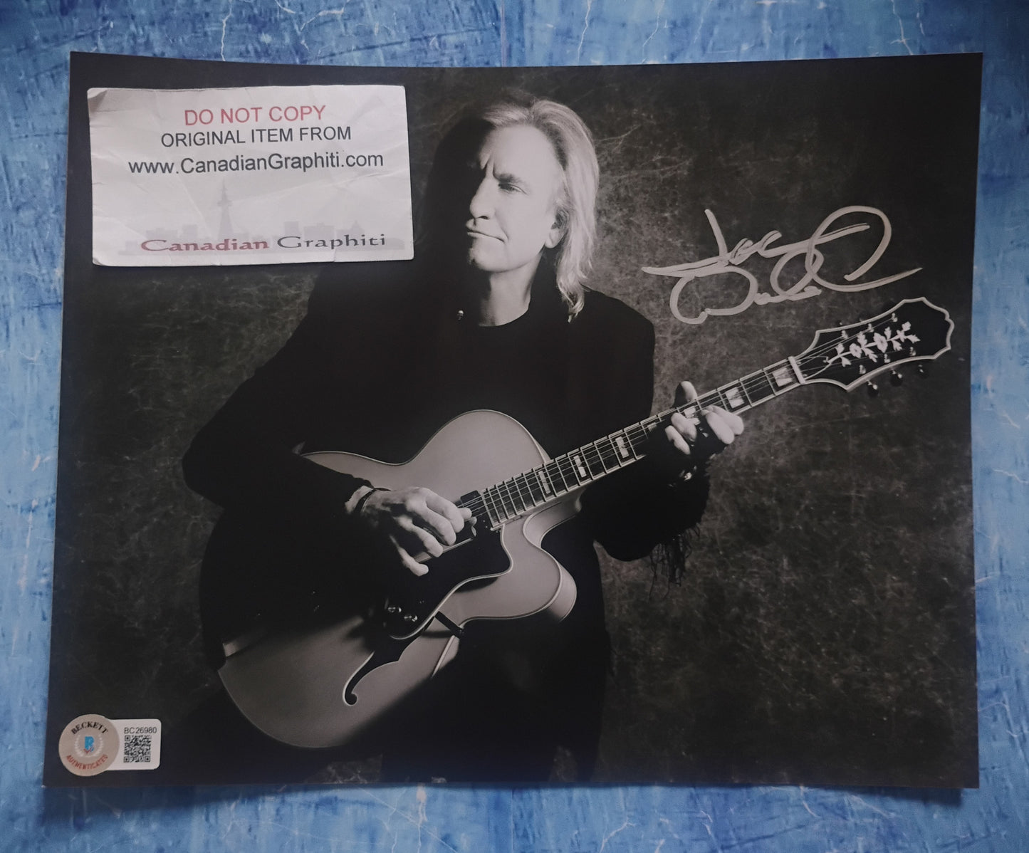Joe Walsh Hand Signed Autograph 8x10 Photo BAS COA The Eagles