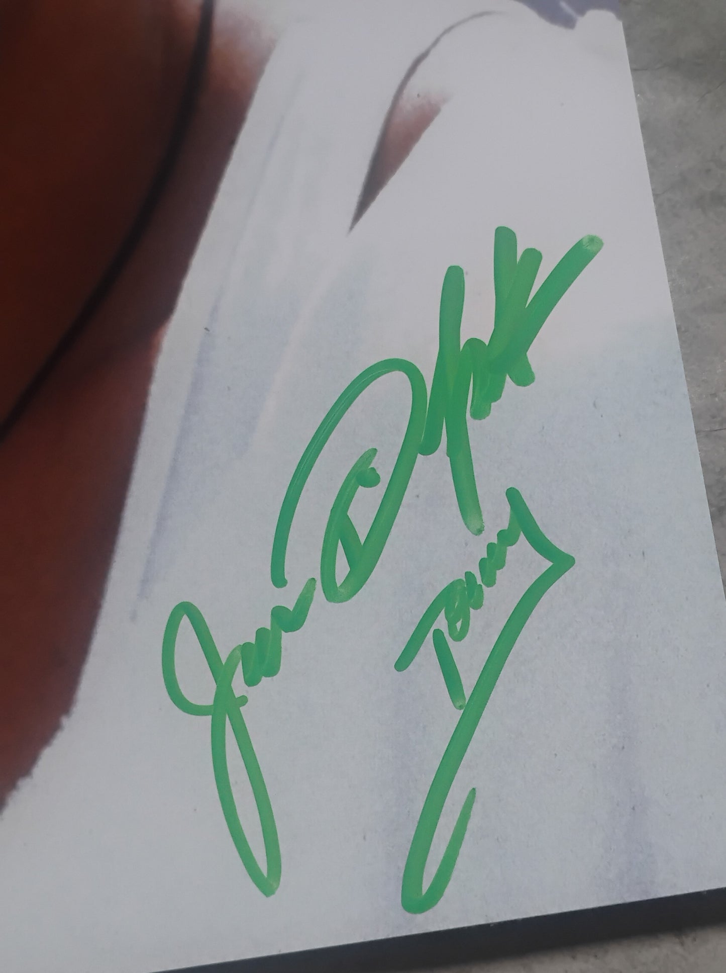 Jason David Frank Hand Signed Autograph 11x14 Photo COA Power Rangers