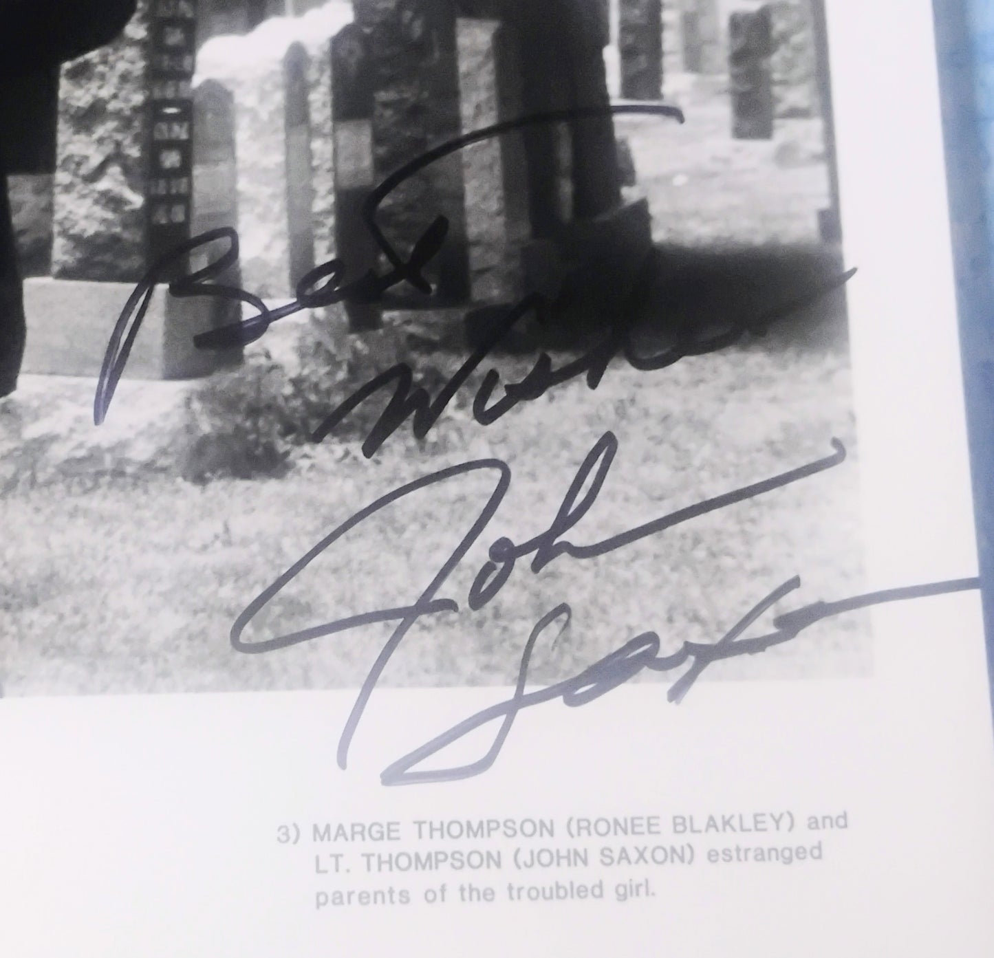 Ronee Blakley & John Saxon Hand Signed Autograph 8x10 Photo COA