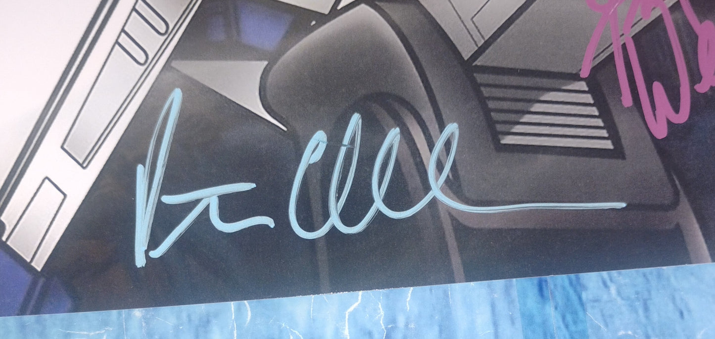 Peter Cullen & Frank Welker Hand Signed Autograph 8x10 Photo COA Transformers