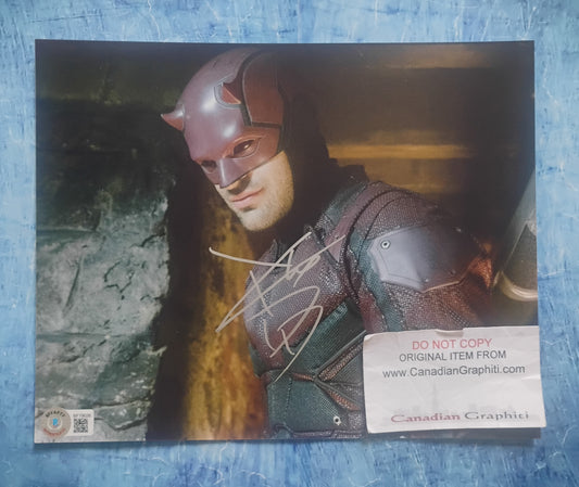 Charlie Cox Hand Signed Autograph 8x10 Photo BAS COA Daredevil