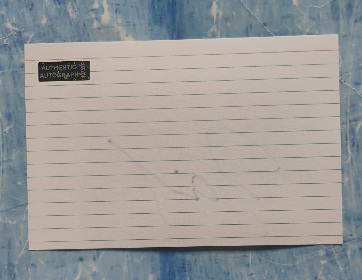 Faith Hill Hand Signed Autograph Index Card COA