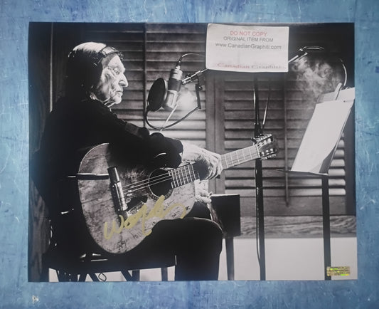 Willie Nelson Hand Signed Autograph 11x14 Photo COA