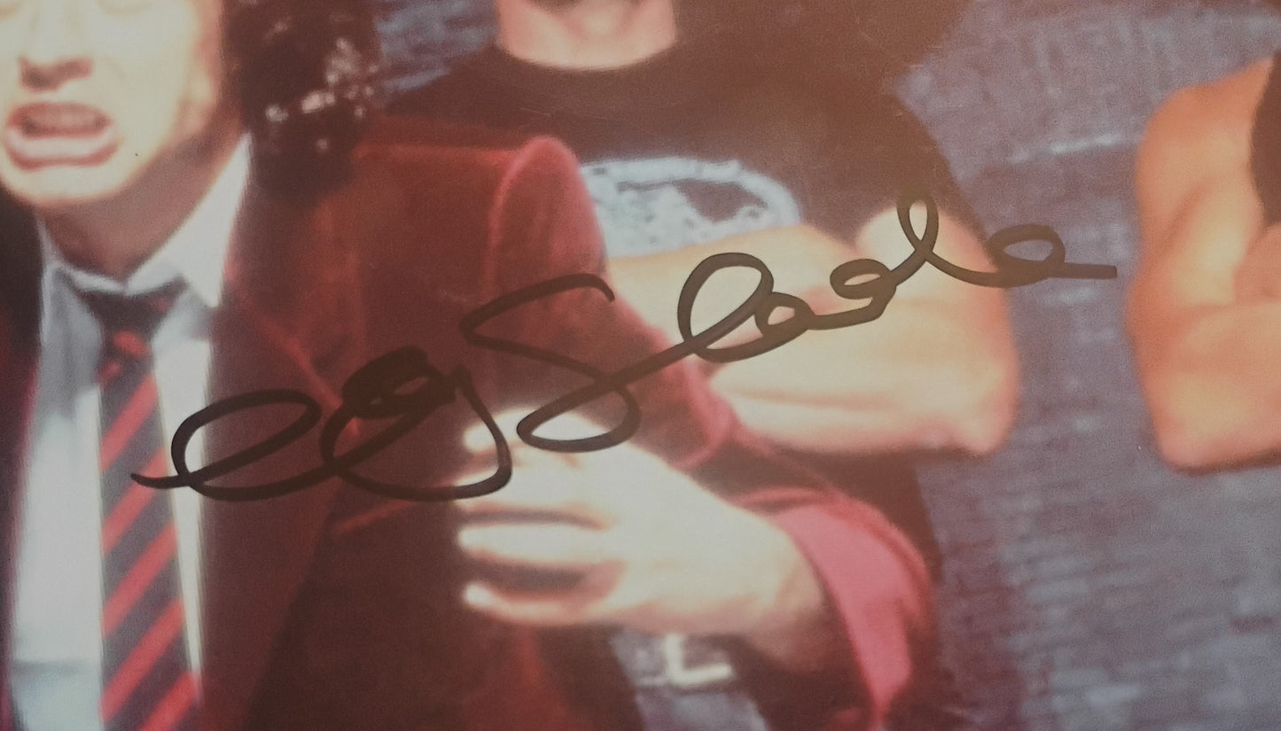 AC/DC Hand Signed Autograph 8x10 Photo COA Malcolm & Angus Young, Brian Johnson