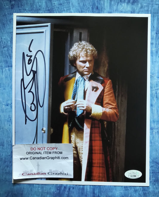 Colin Baker Hand Signed Autograph 8x10 Photo JSA COA Doctor Who