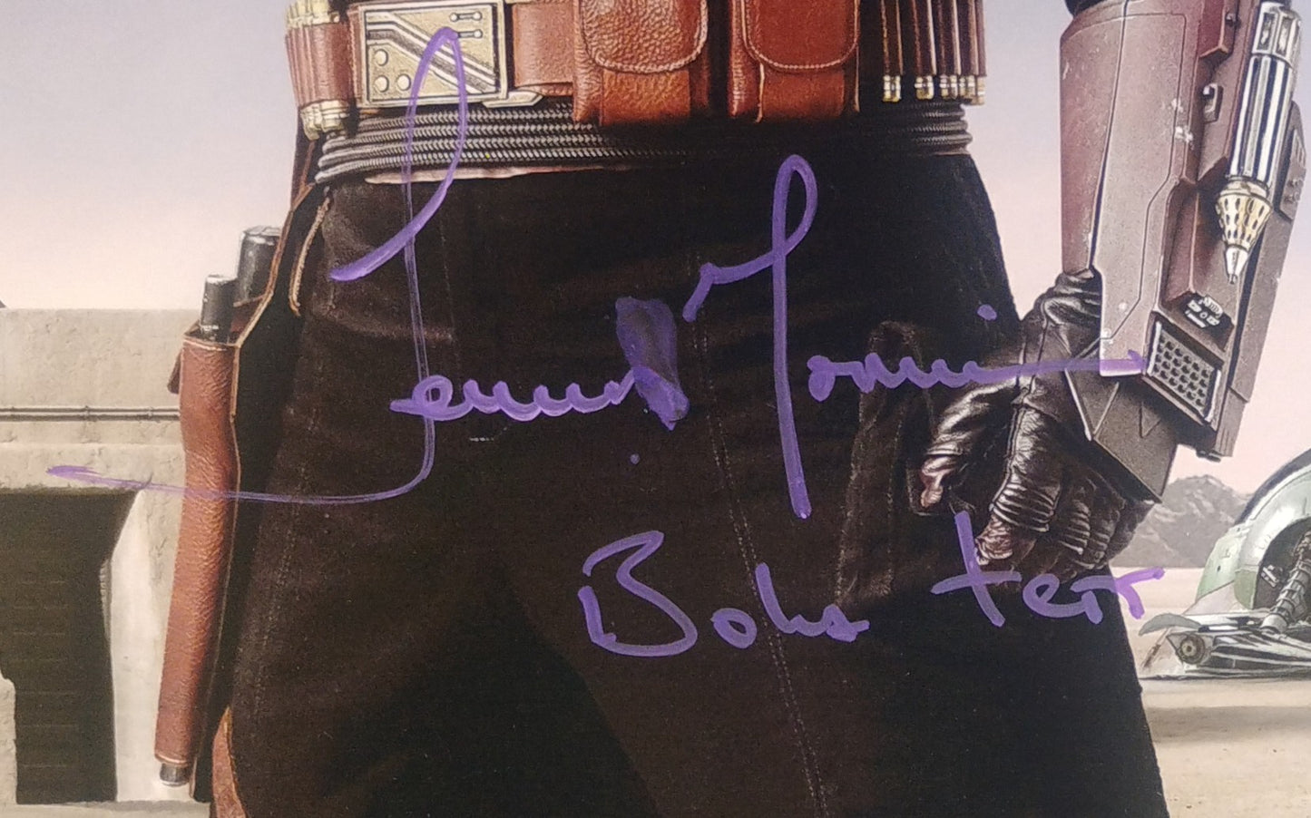 Temuera Morrison Hand Signed Autograph 11x14 Photo OPix COA Boba Fett