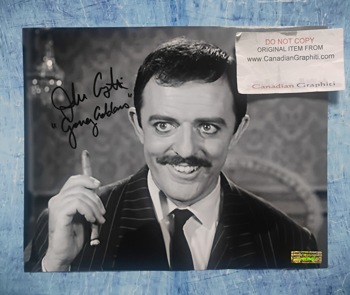 John Astin Hand Signed Autograph 8x10 Photo COA The Addams Family