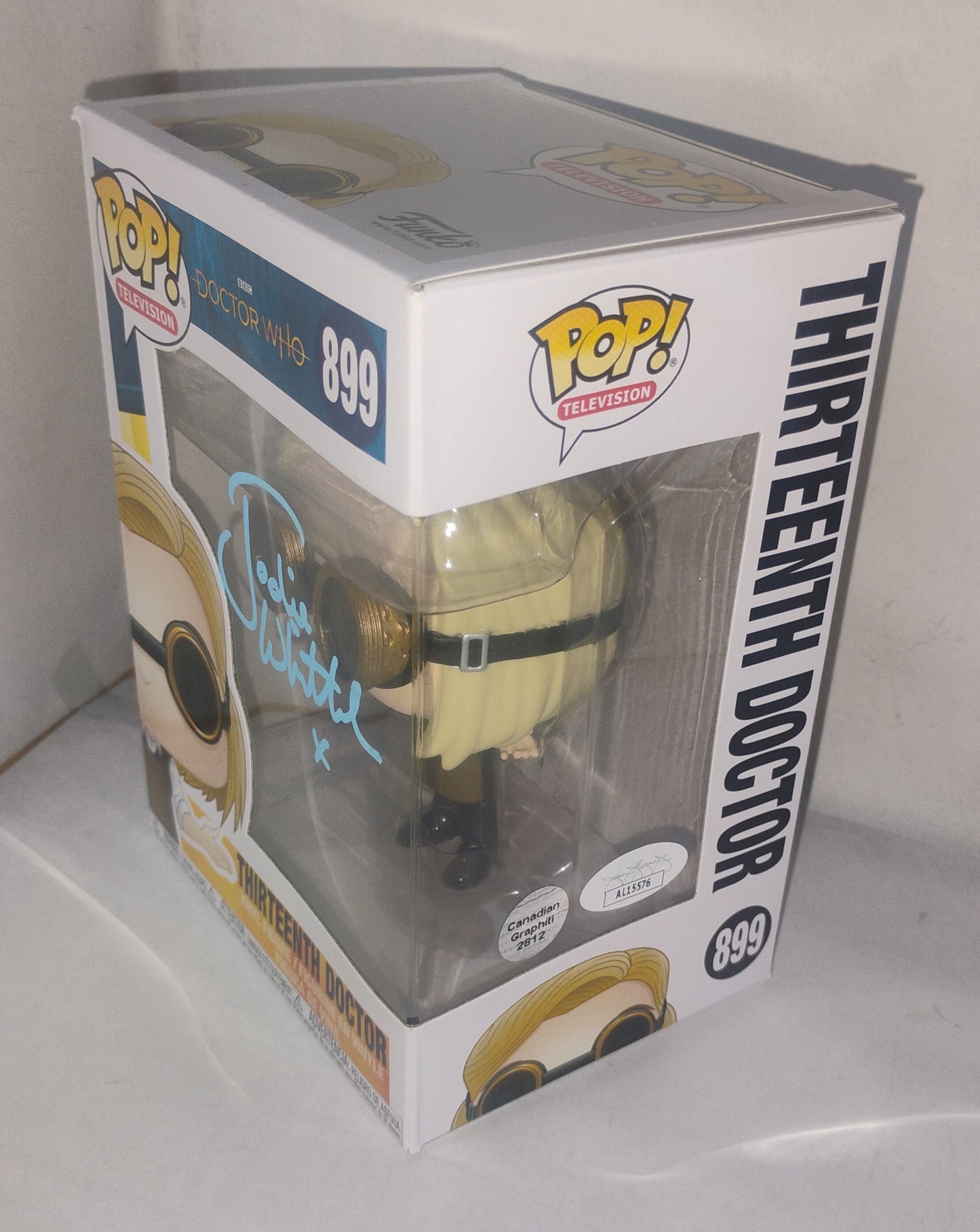 Jodie Whittaker Hand Signed Autograph Doctor Who Funko Pop JSA COA