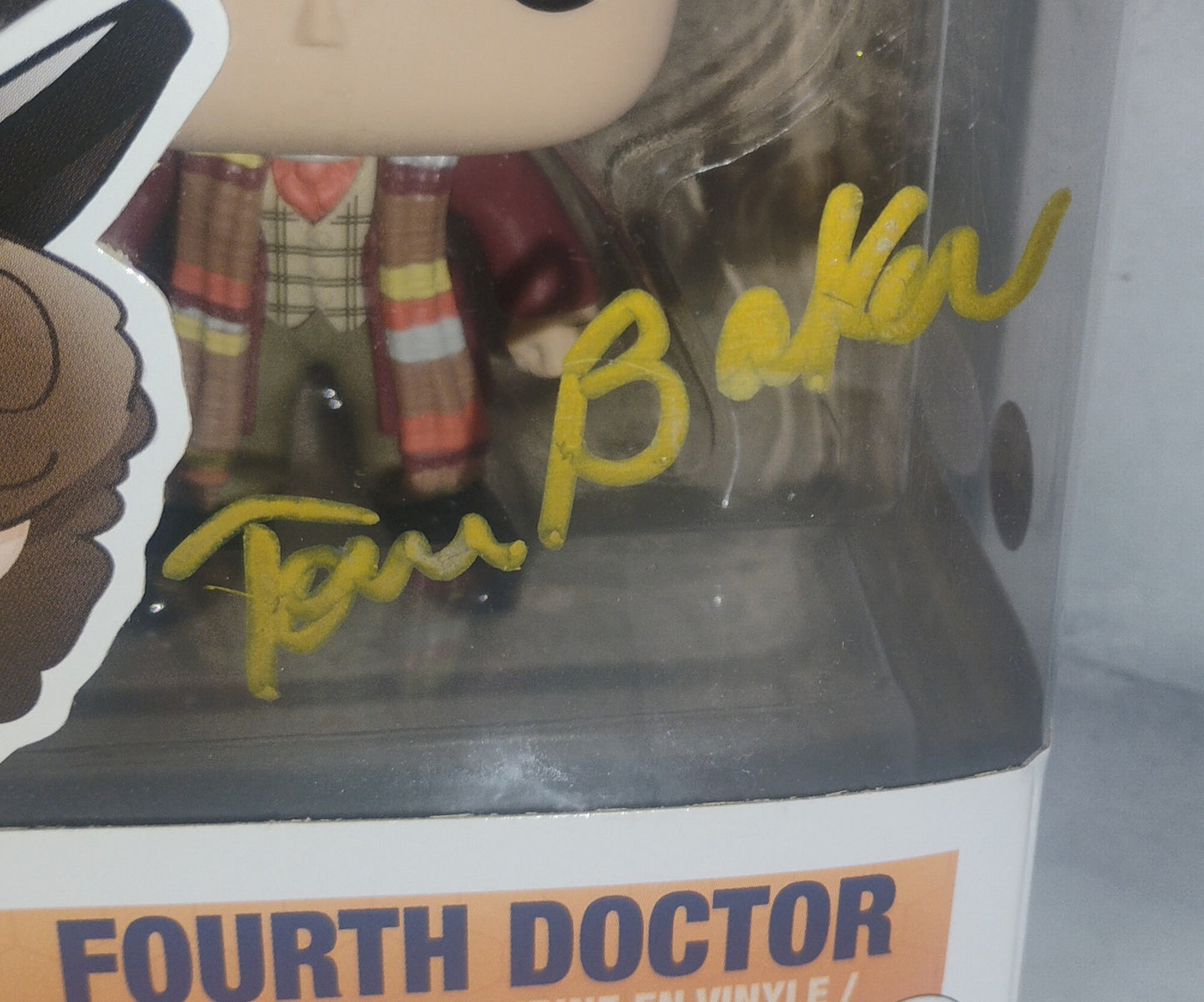 Tom Baker Hand Signed Autograph Doctor Who Funko Pop JSA COA