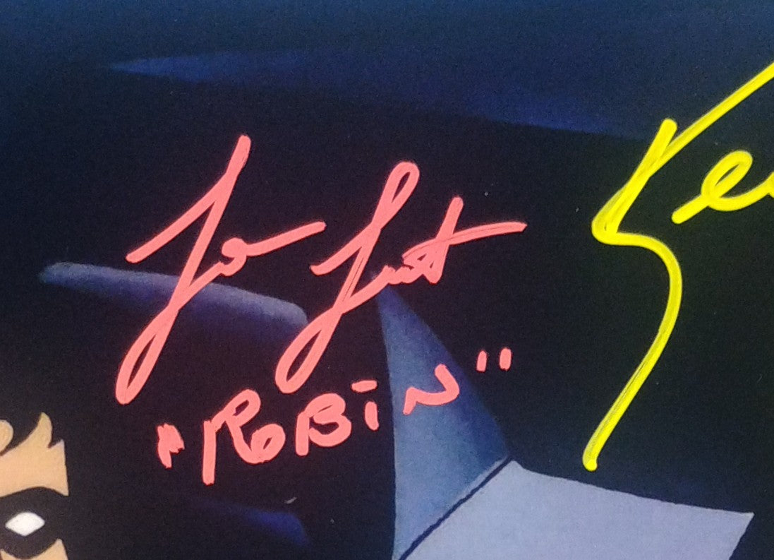 Loren Lester & Kevin Conroy Hand Signed Autograph 8x10 Photo COA Batman Animated Series