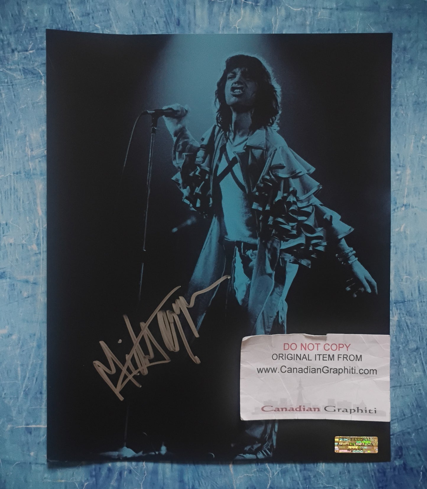 Mick Jagger Hand Signed Autograph 8x10 Photo COA Rolling Stones