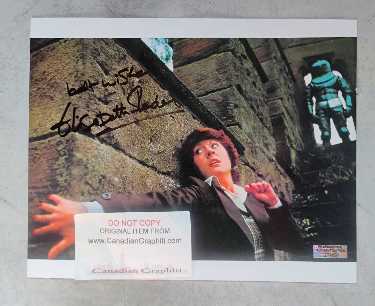 Elisabeth Sladen Hand Signed Autograph 8x10 Photo COA Doctor Who