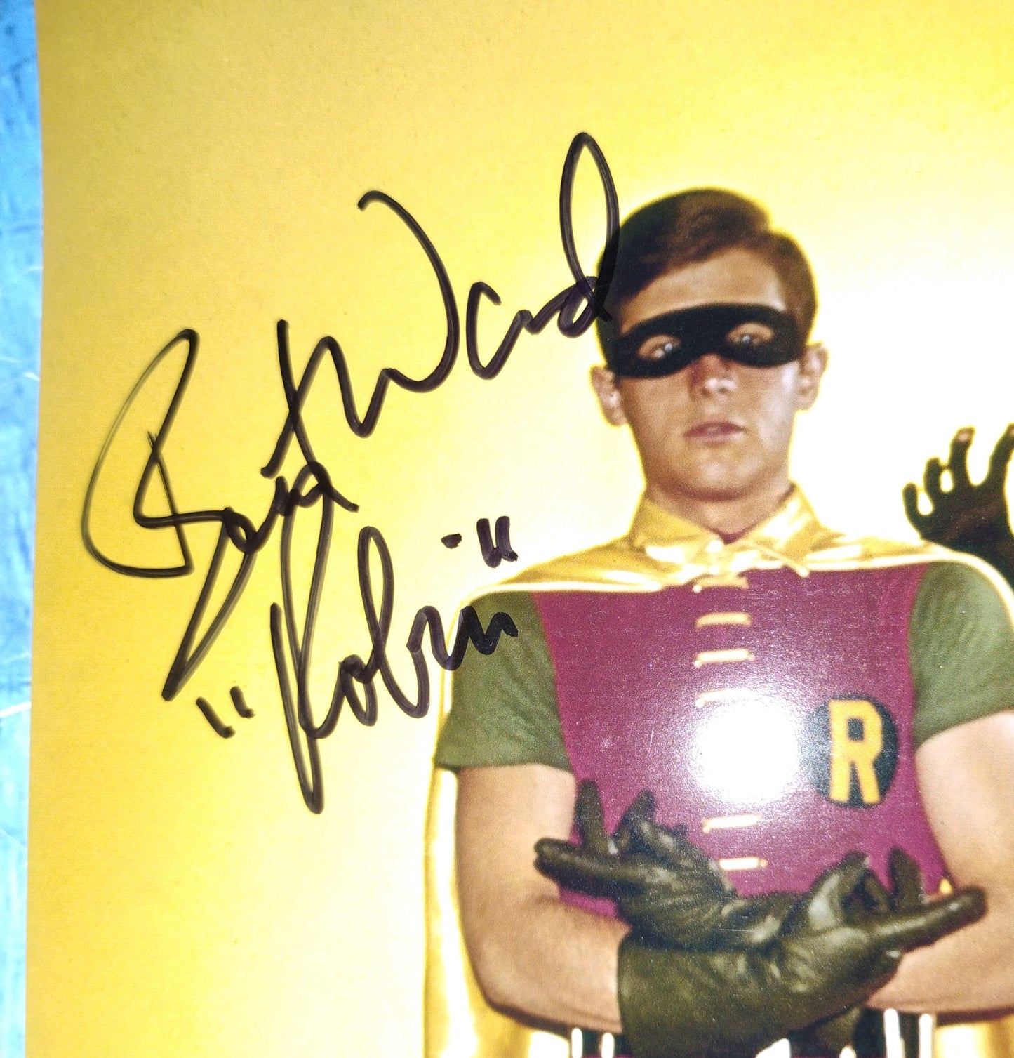 Burt Ward & Lee Meriwether Hand Signed Autograph 8x10 Photo COA