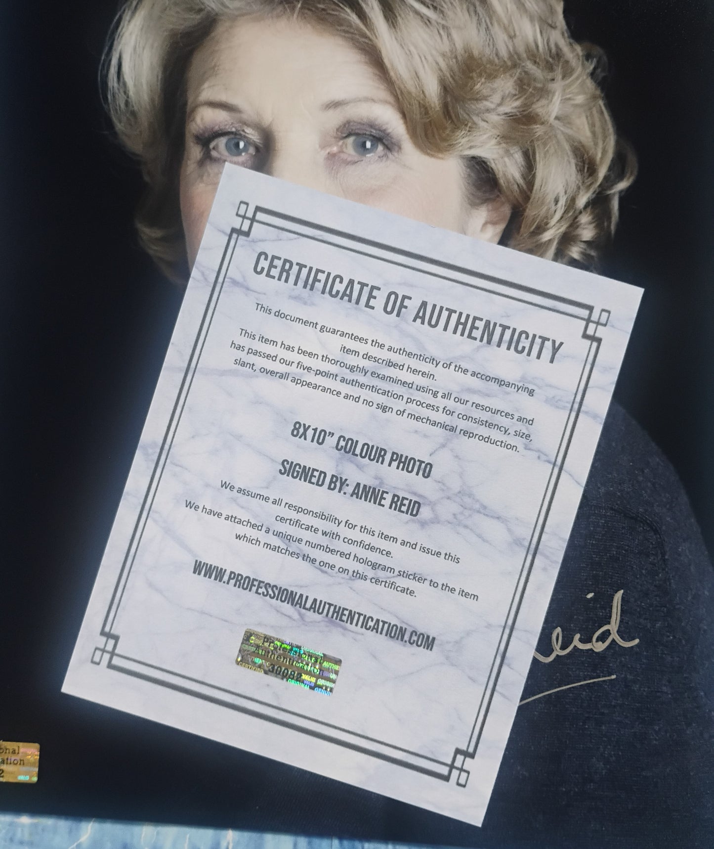 Anne Reid Hand Signed Autograph 8x10 Photo COA