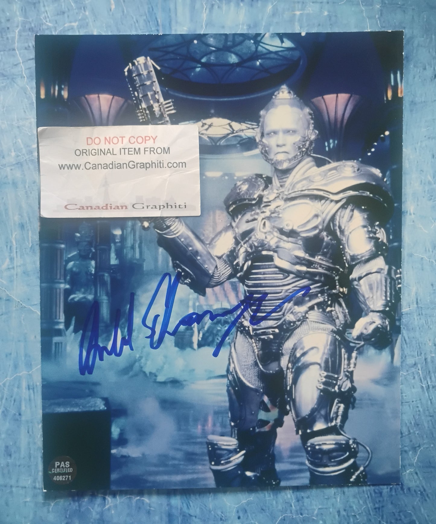 Arnold Schwarzenegger Hand Signed Autograph 8x10 Photo COA Batman