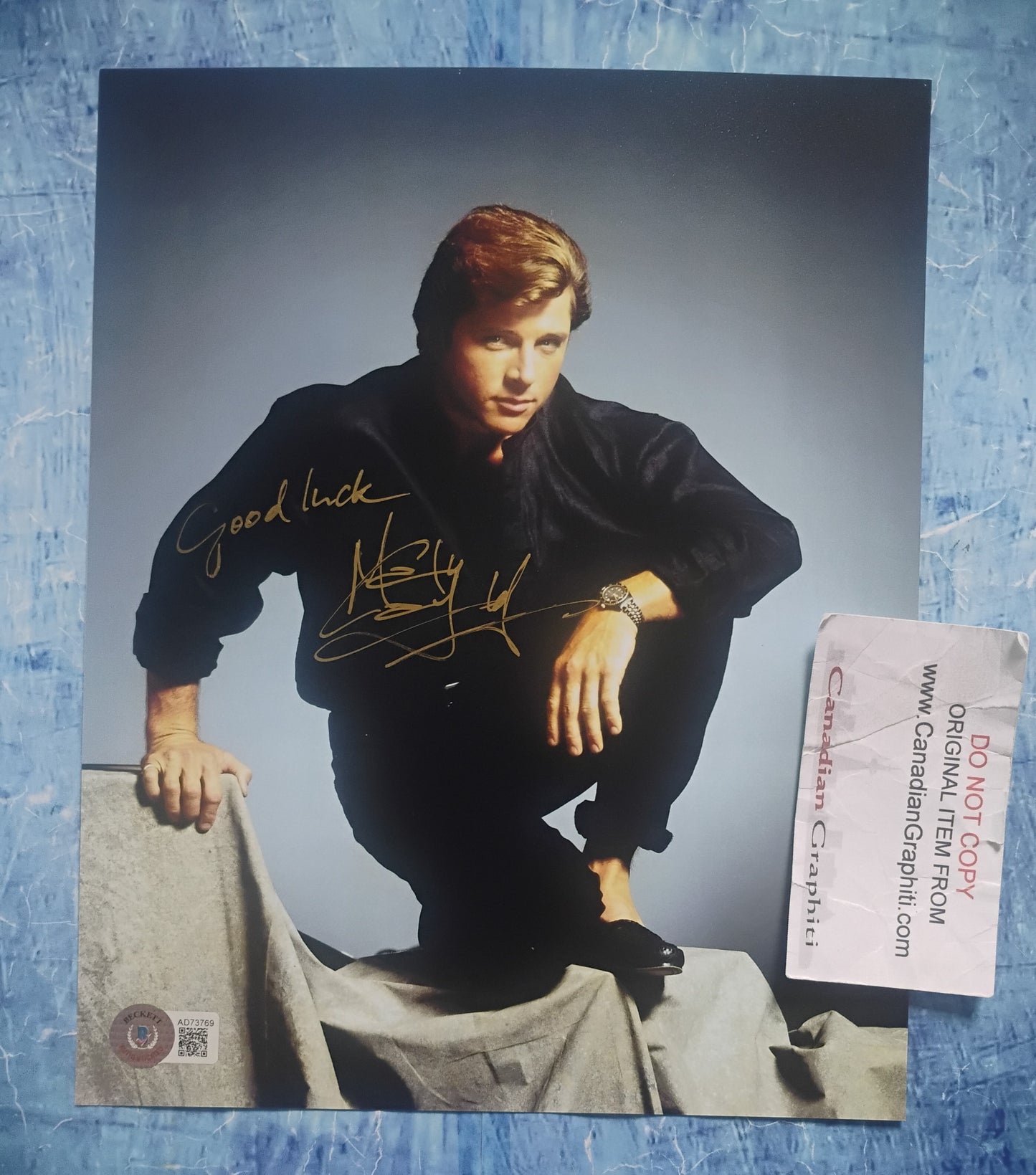 Maxwell Caulfield Hand Signed Autograph 8x10 Photo BAS COA