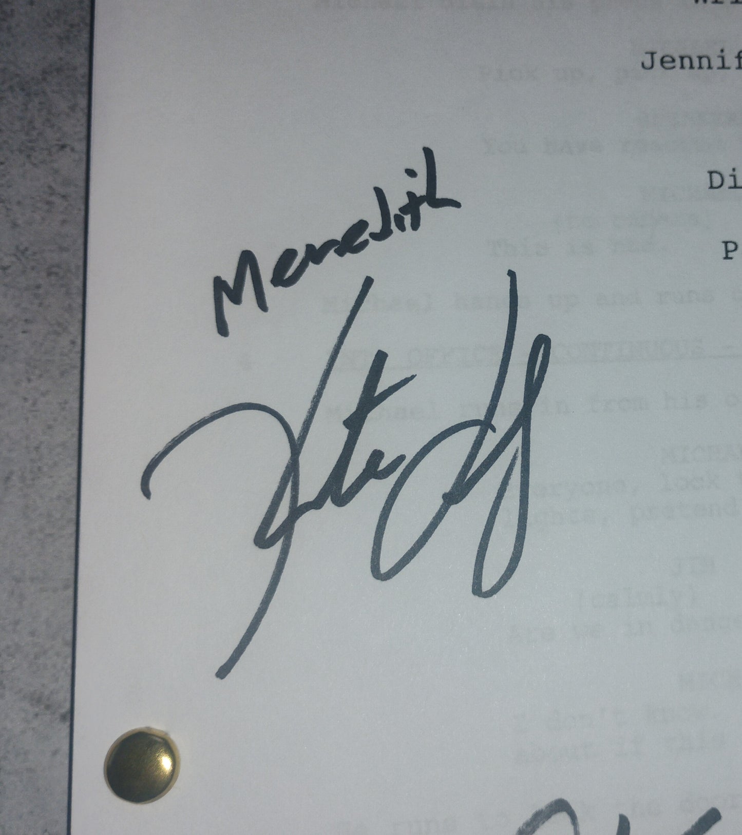 The Office 3x Cast Hand Signed Autograph Script COA