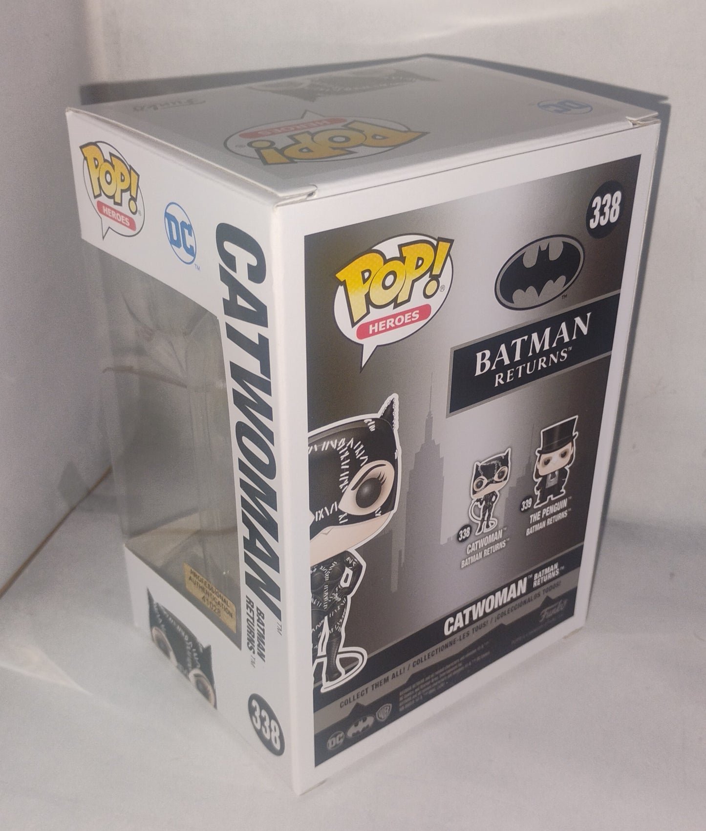 Michelle Pfeiffer Hand Signed Autograph Catwoman Funko Pop COA