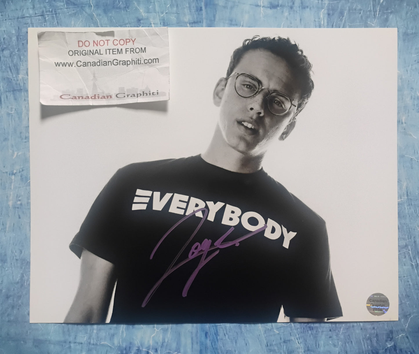 Logic Rapper Hand Signed Autograph 8x10 Photo COA