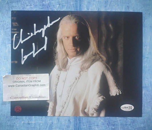 Christopher Lambert Hand Signed Autograph 8x10 Photo JSA COA Mortal Kombat