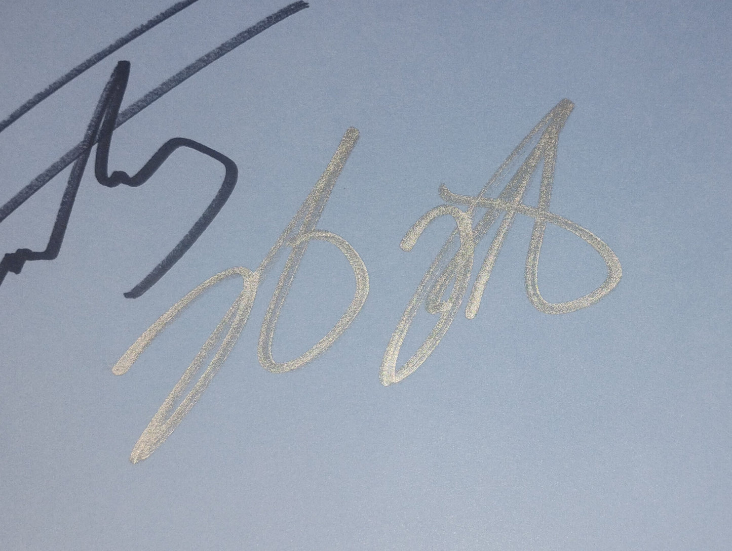 Terminator 2 Cast Hand Signed Script COA Arnold Schwarzenegger, Linda Hamilton, Edward Furlong