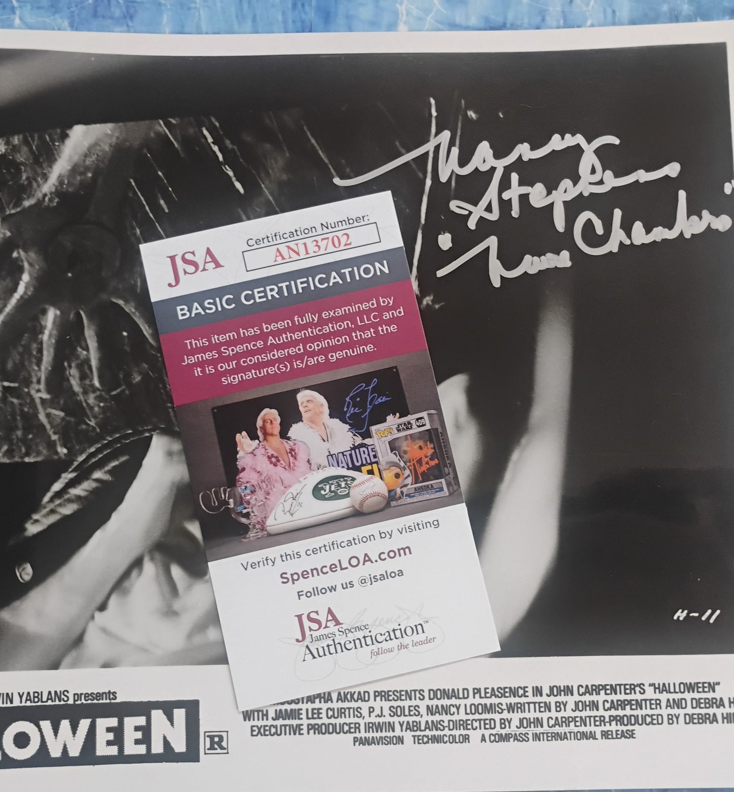 Nancy Stephens Hand Signed Autograph 8x10 Photo JSA COA Halloween