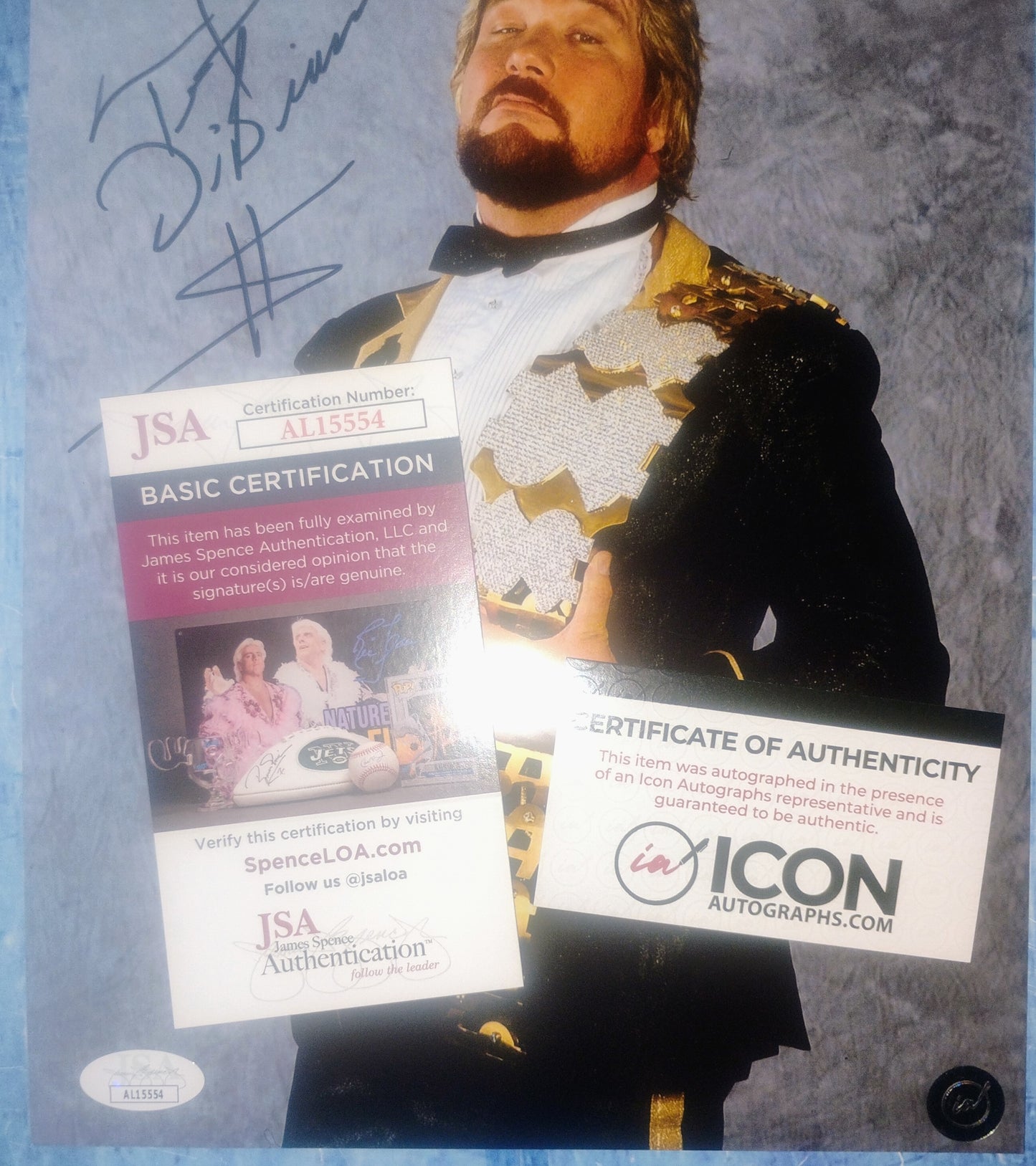 Ted DiBiase Hand Signed Autograph 8x10 Photo JSA COA