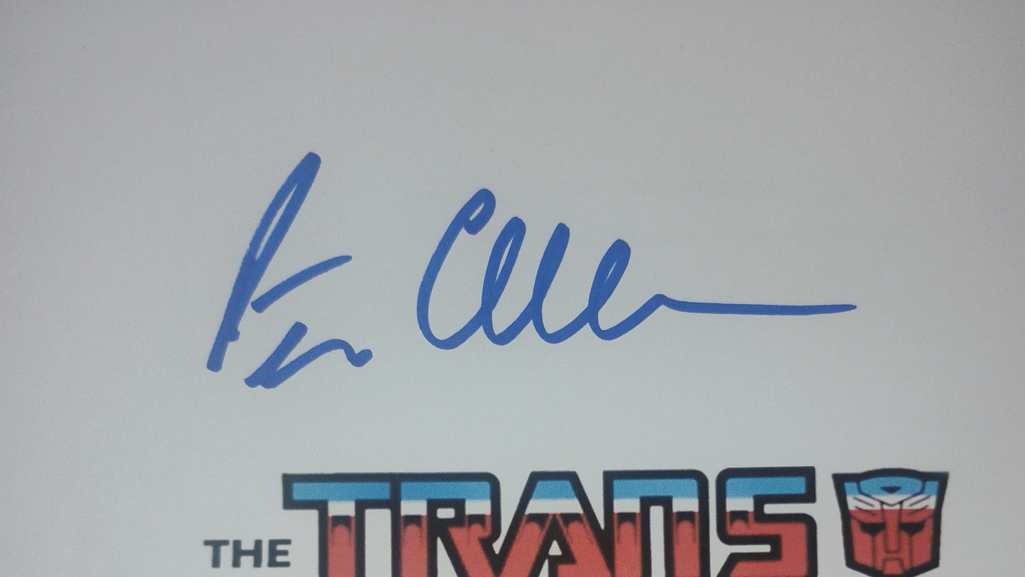 Peter Cullen Hand Signed Autograph Transformers Script COA
