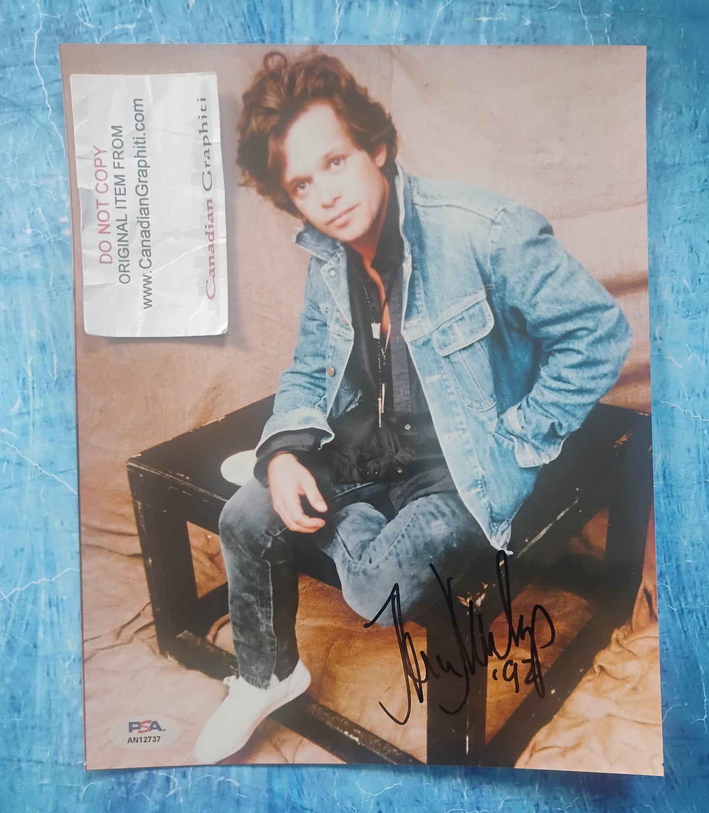 John Cougar Mellencamp Hand Signed Autograph 8x10 Photo PSA COA