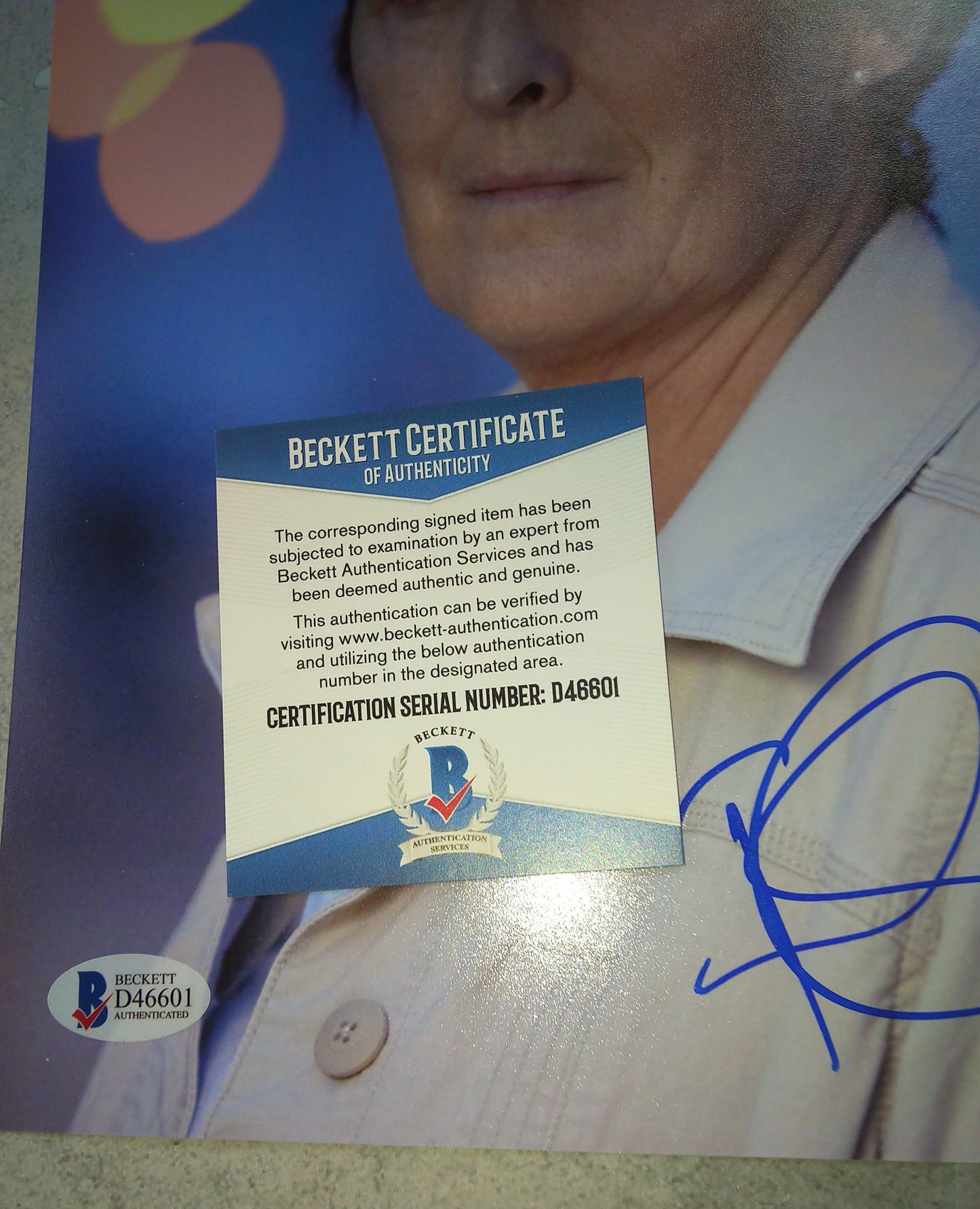 Fiona Shaw Hand Signed Autograph 8x10 Photo BAS COA