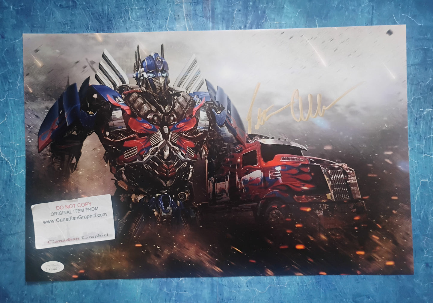 Peter Cullen Hand Signed Autograph 11x17 Photo JSA COA Transformers