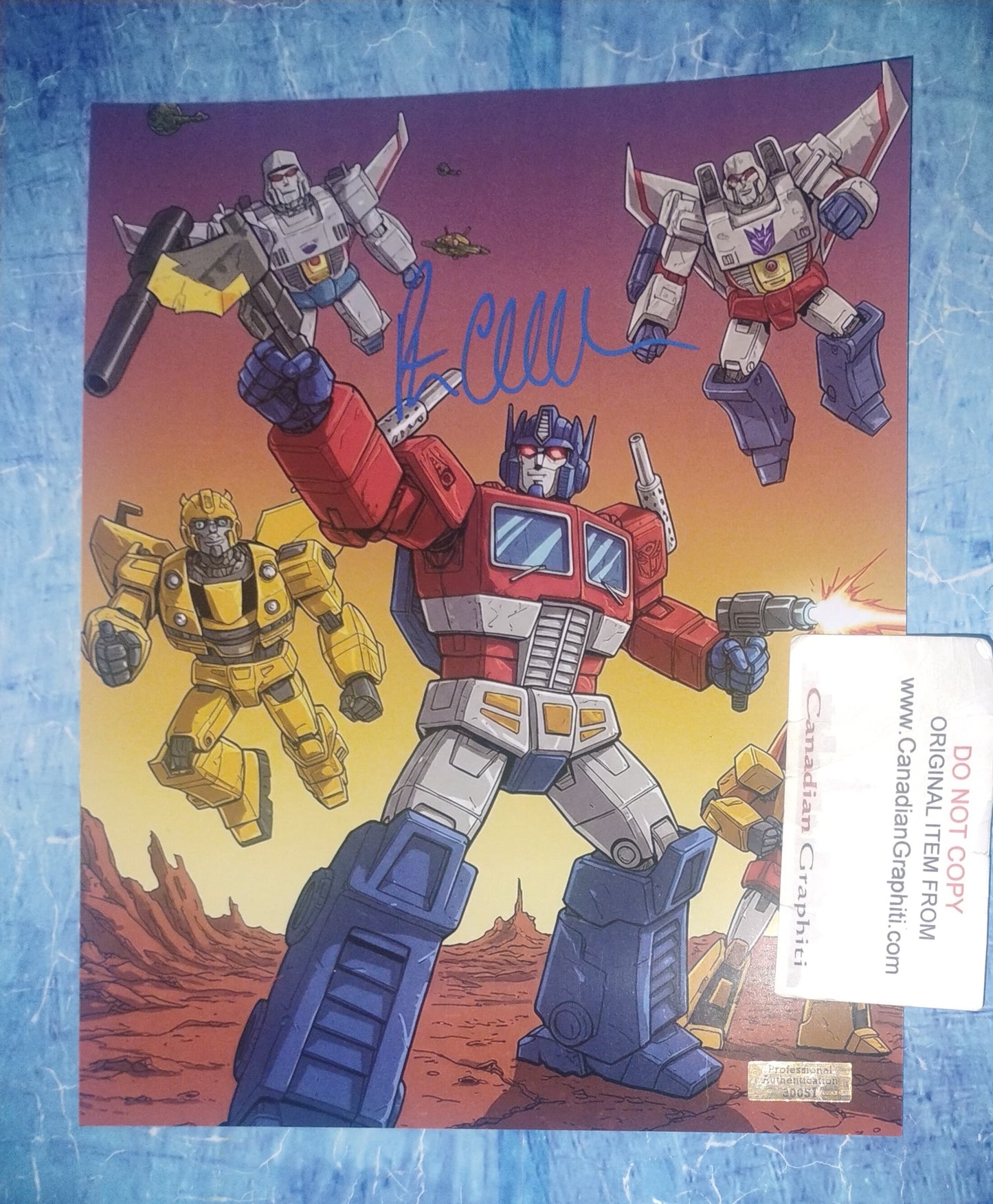 Peter Cullen Hand Signed Autograph 8x10 Photo COA Transformers