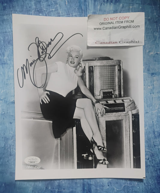 Mamie Van Doren Hand Signed Autograph 8x10 Photo JSA COA