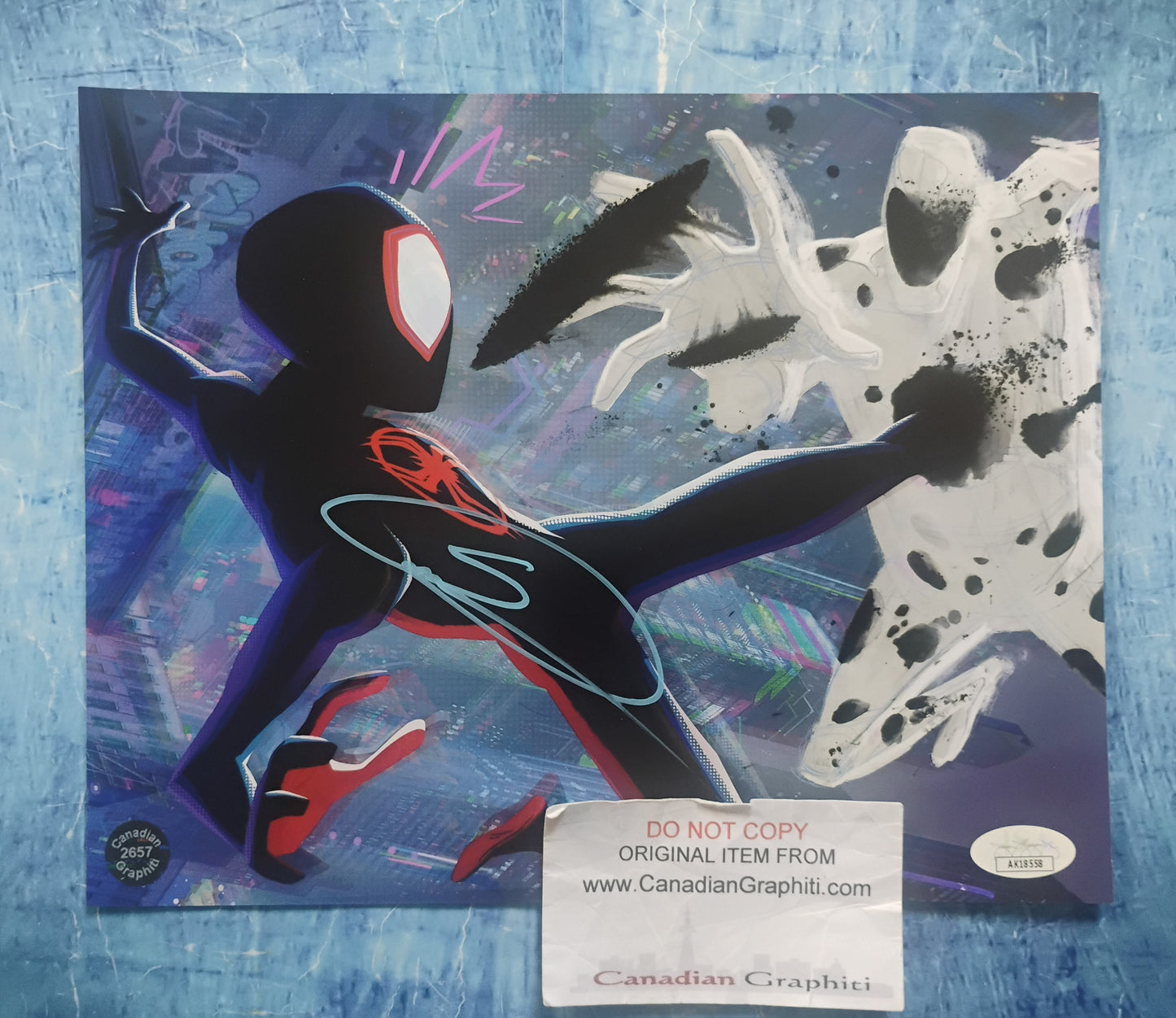 Shameik Moore Hand Signed Autograph 8x10 Photo JSA COA Spider-man