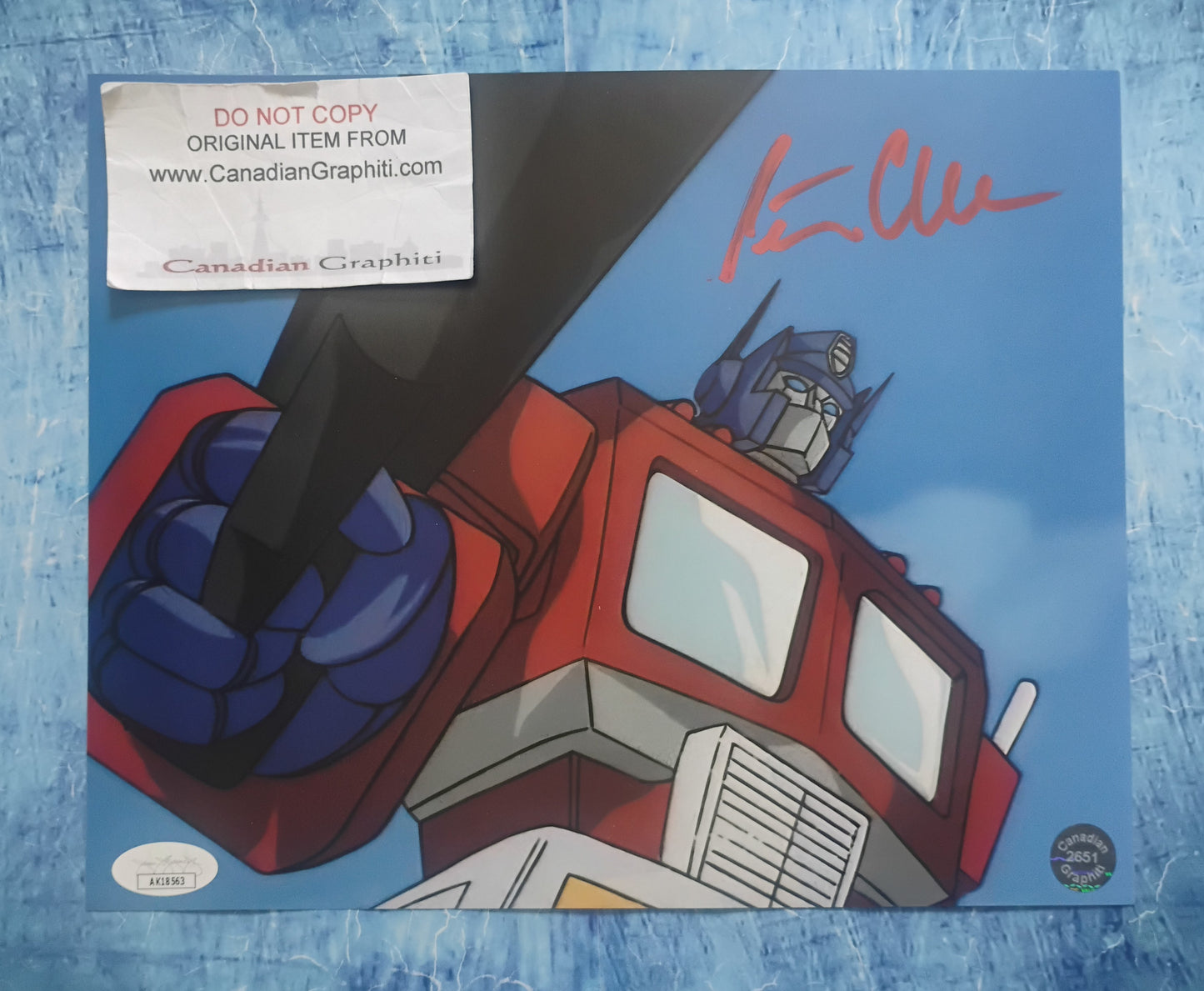 Peter Cullen Hand Signed Autograph 8x10 Photo JSA COA Transformers
