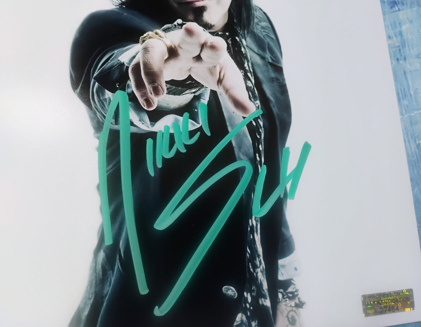 Nikki Sixx Hand Signed Autograph 8x10 Photo COA Motley Crue