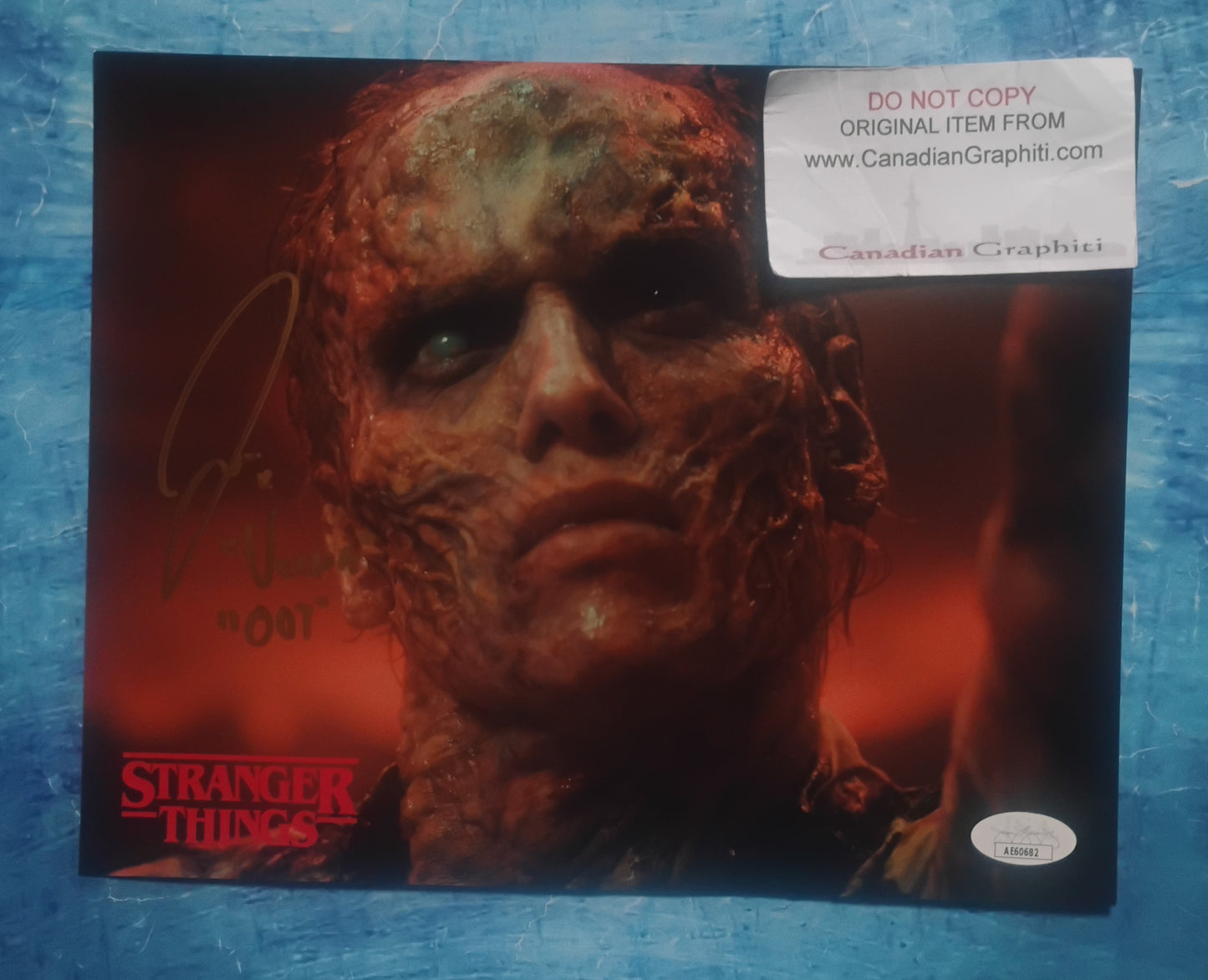 Jamie Campbell Bower Hand Signed Autograph 8x10 Photo JSA COA Stranger Things