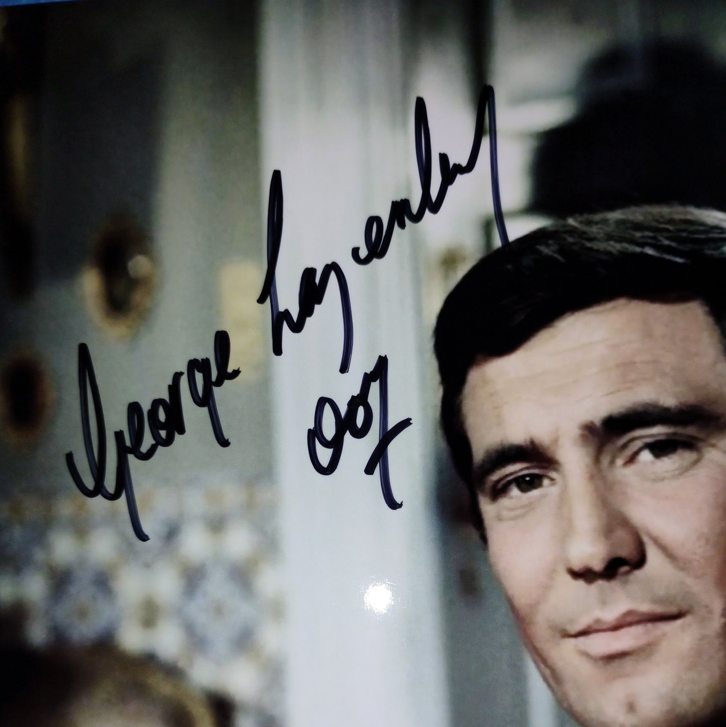 George Lazenby Hand Signed Autograph 8x10 Photo COA James Bond