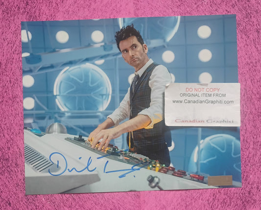 David Tennant Hand Signed Autograph 8x10 Photo COA Doctor Who