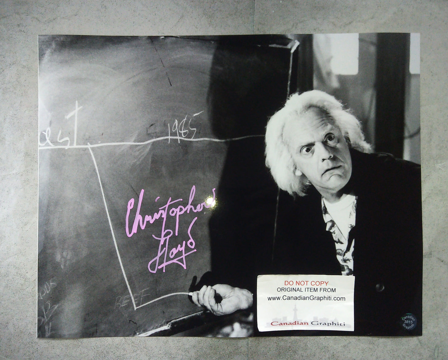Christopher Lloyd Hand Signed Autograph 11x14 Photo COA Back To The Future