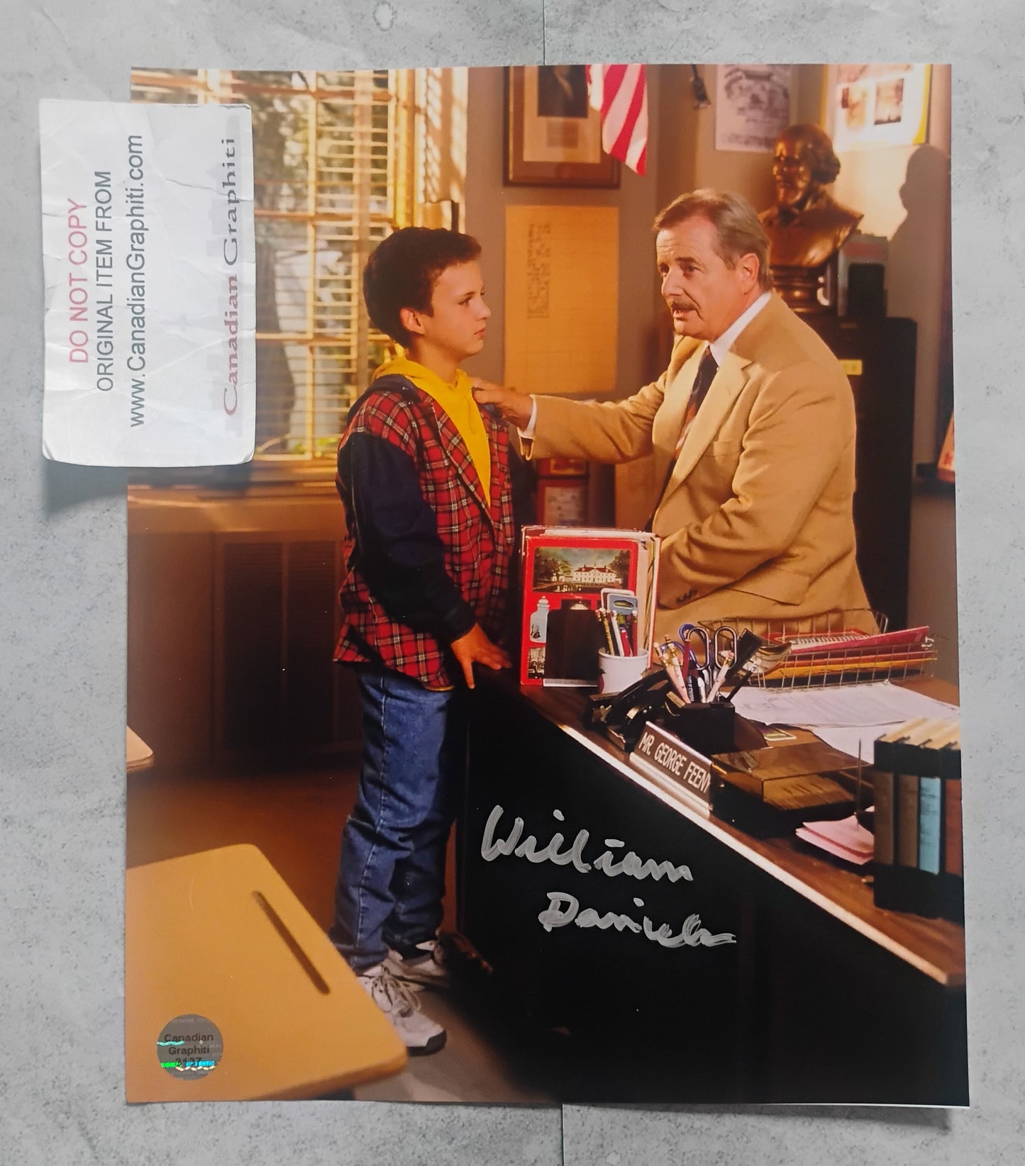 William Daniels Hand Signed Autograph 8x10 Photo COA Boy Meets World