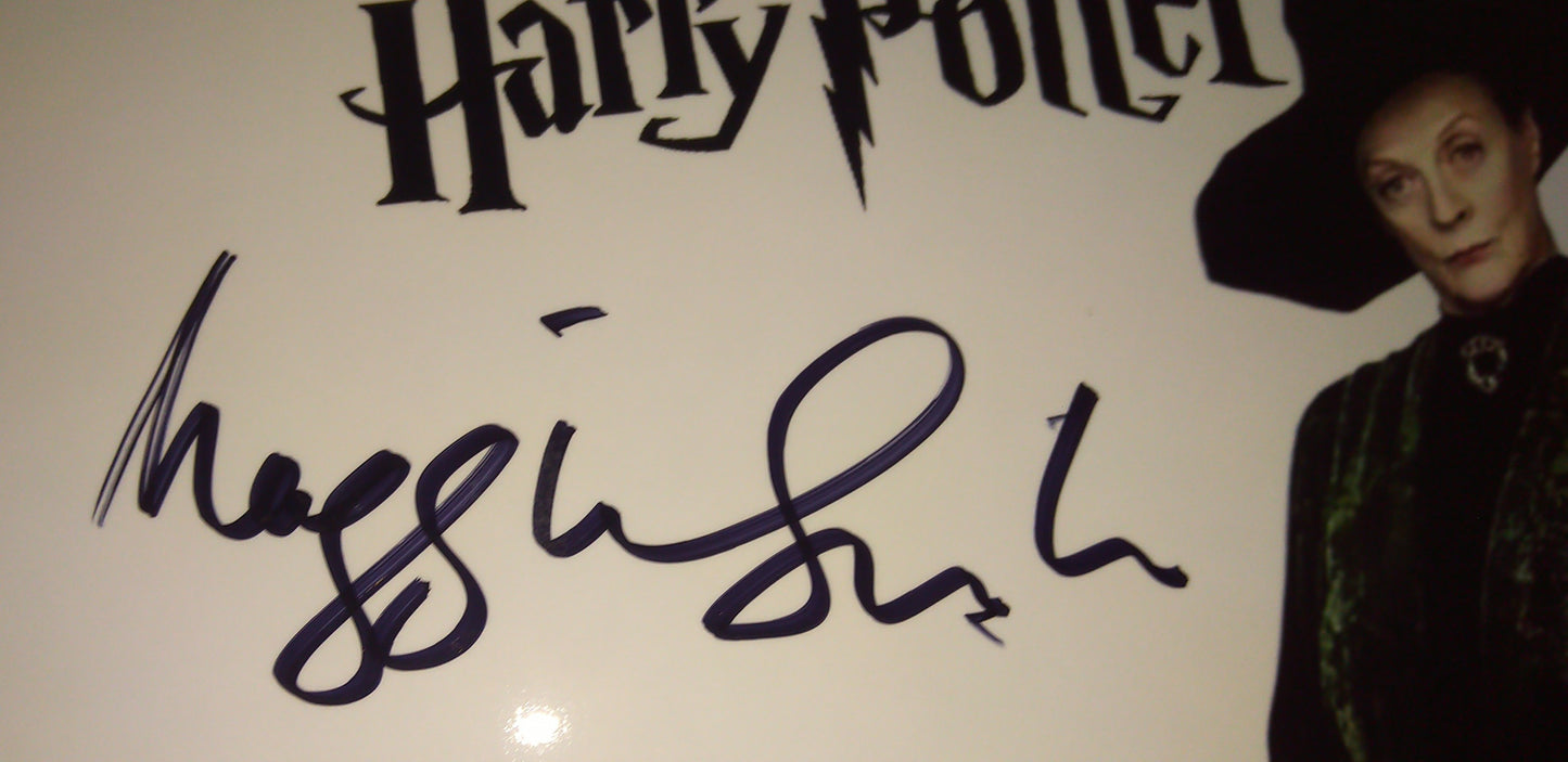 Maggie Smith Hand Signed Autograph Photo COA Harry Potter