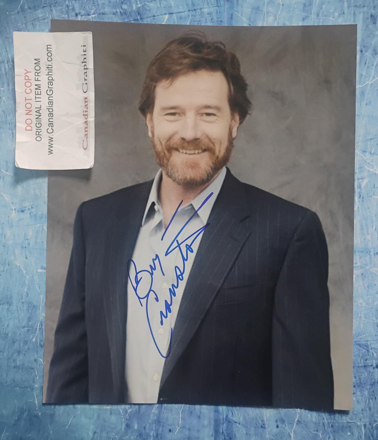 Bryan Cranston Hand Signed Autograph 8x10 Photo JSA COA