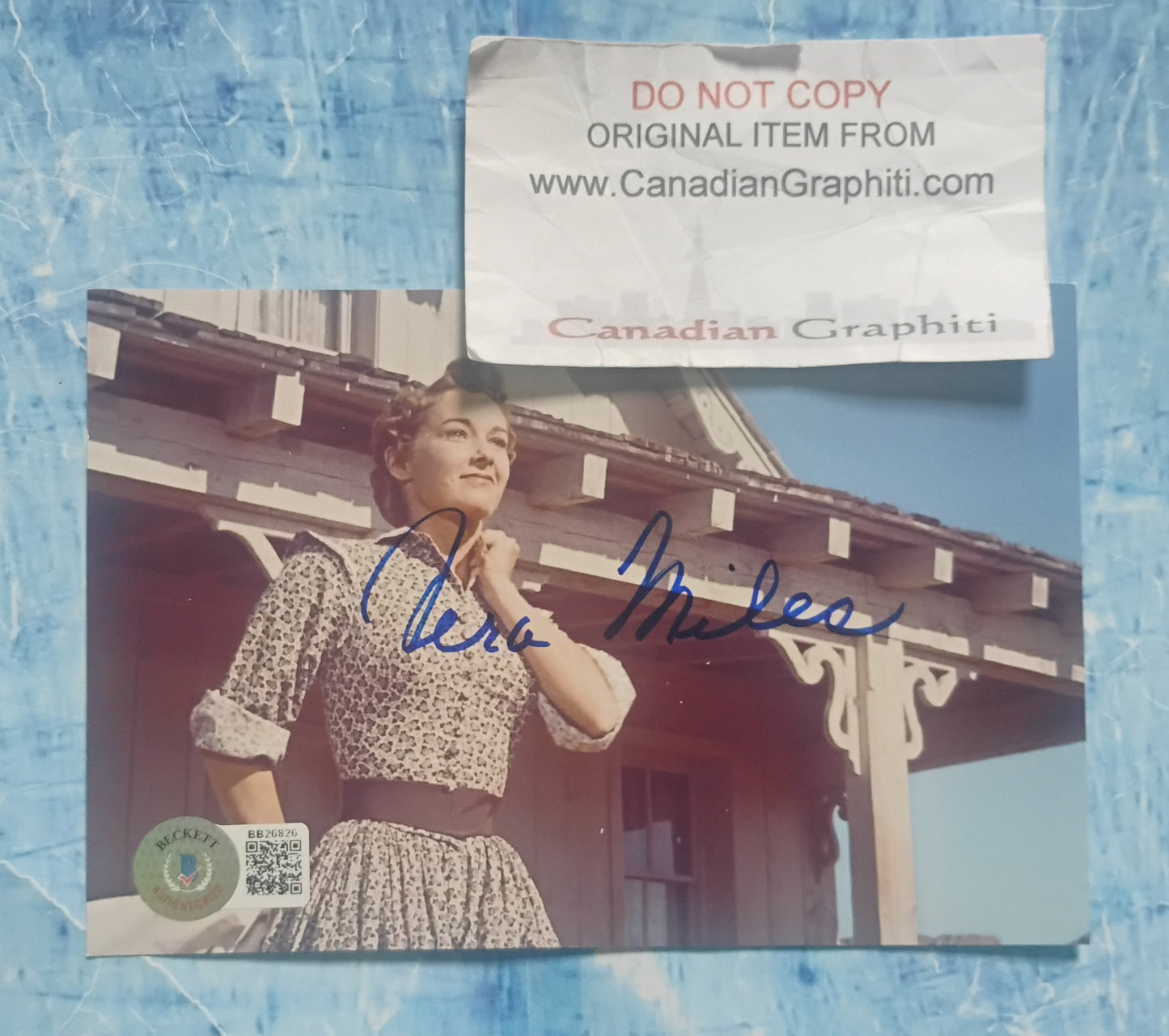 Vera Miles Hand Signed Autograph Photo BAS COA